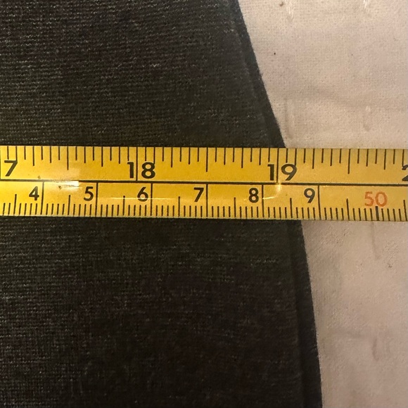 ❄️Ann Taylor Flounce Hem Dress. Heather Charcoal Grey. Size 8. - Picture 13 of 14